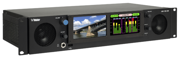 iAM-12G-SDI audio & video monitor with Dolby ATMOS Isometric