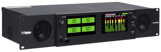 iAM-AUDIO-2 Multi-Source Touch-Screen Audio Monitor Isometric